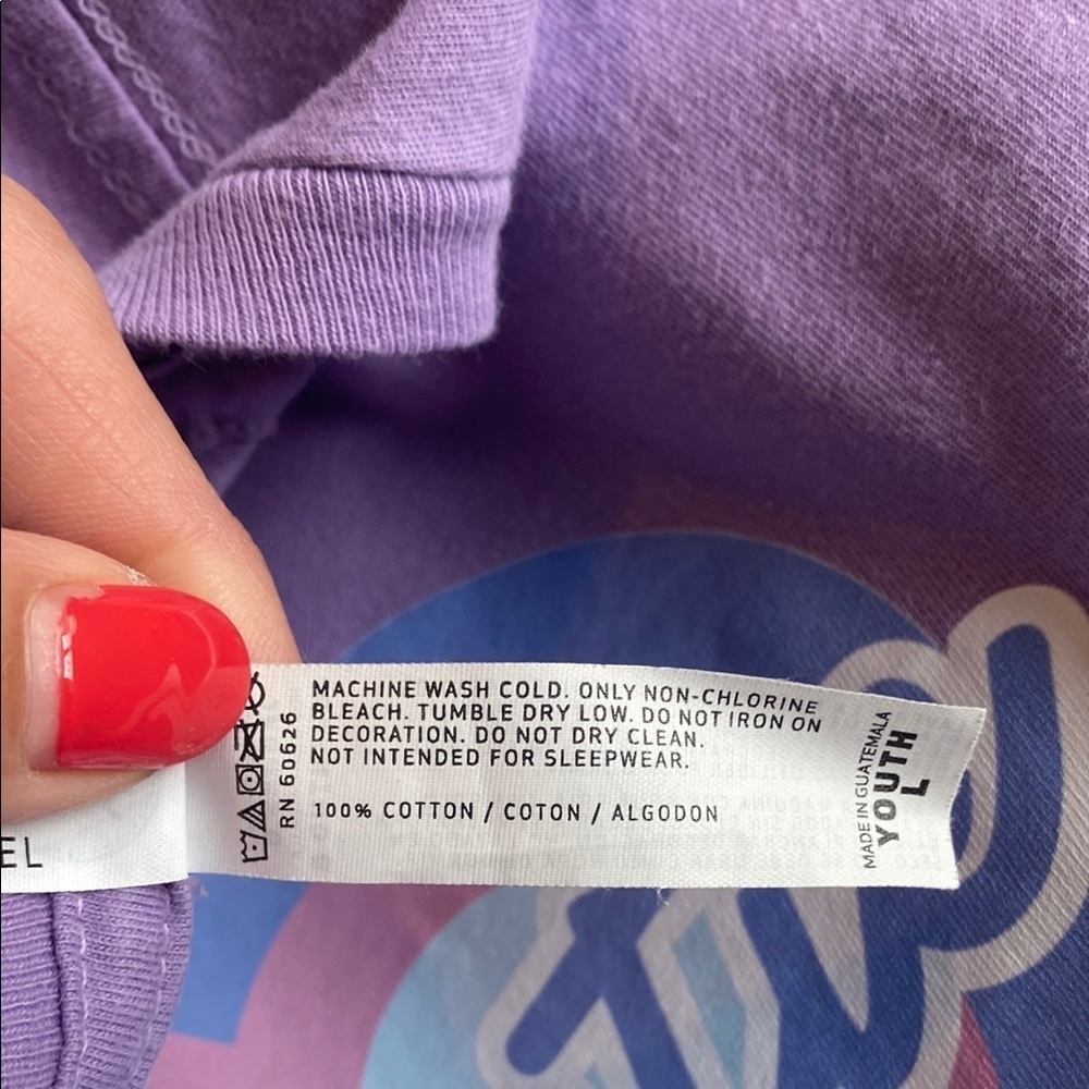 Purple Kids Short Sleeve Tee - Picture 8 of 8
